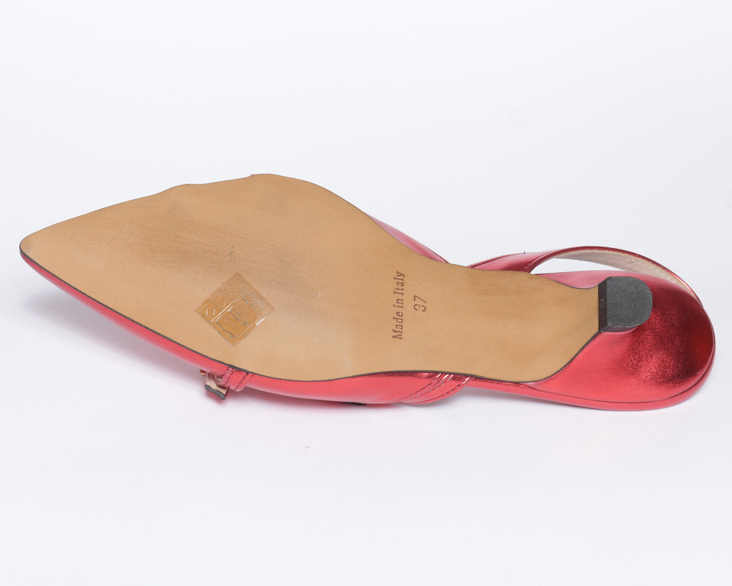 Lame Rosso - Sling Back