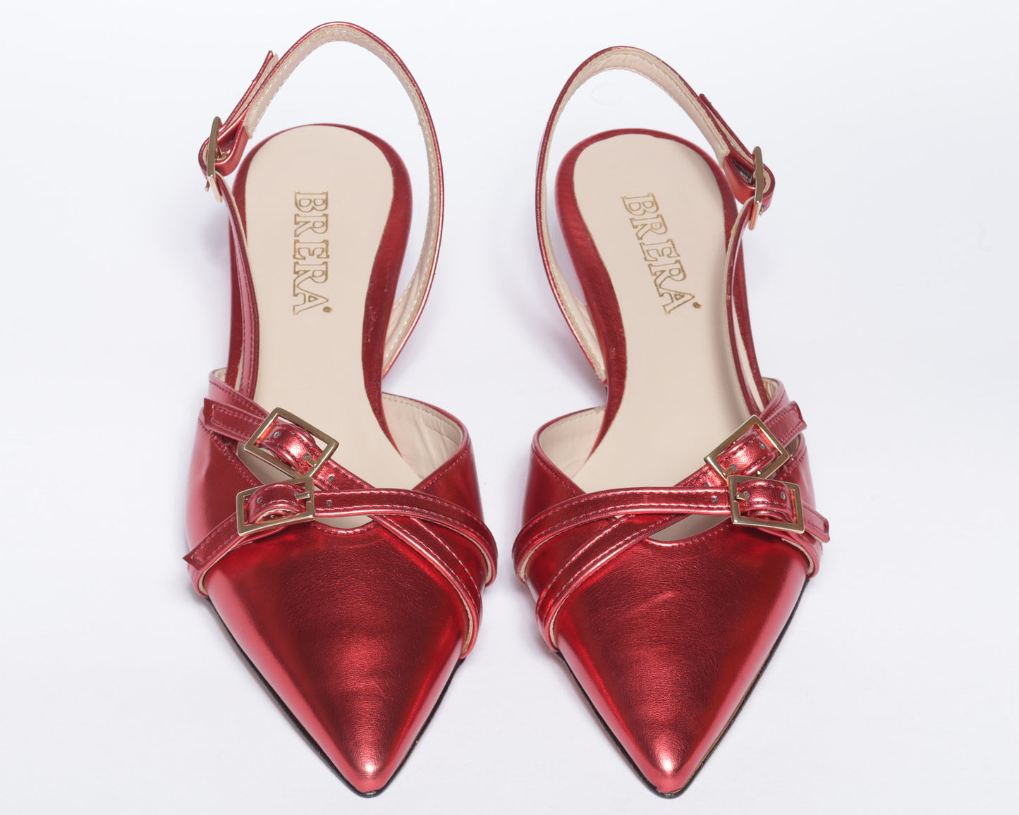 Lame Rosso - Sling Back