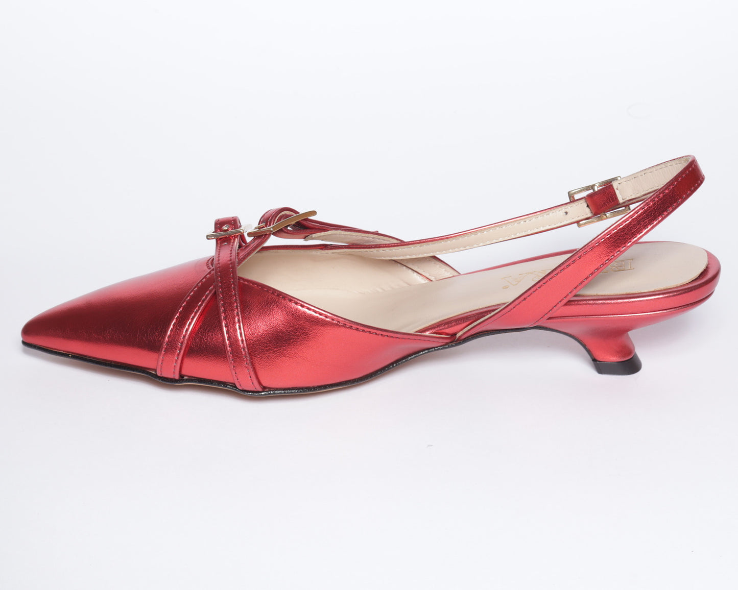 Lame Rosso - Sling Back