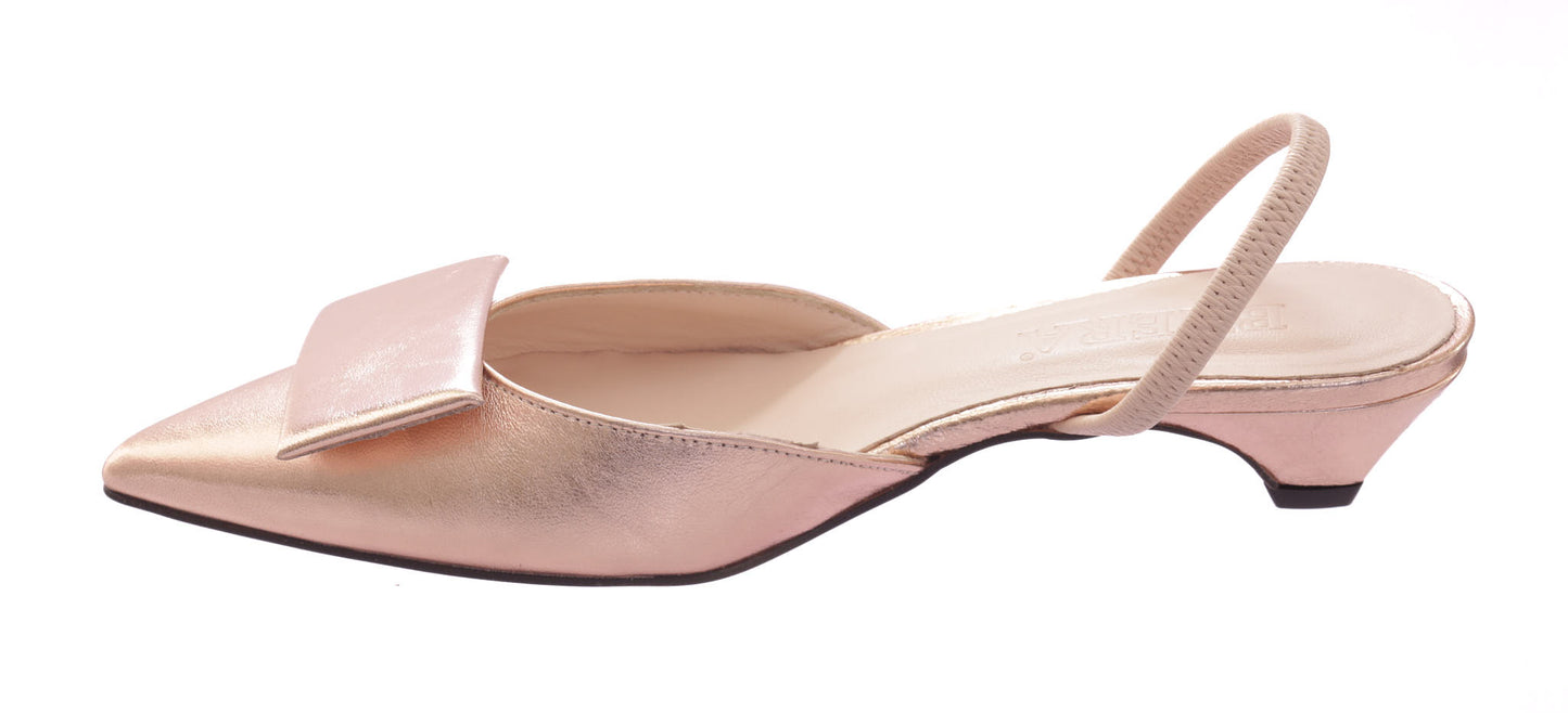 Brera Laminato Nude sandalo dettaglio