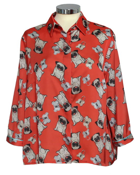 Spoon Dog Corallo - camicia